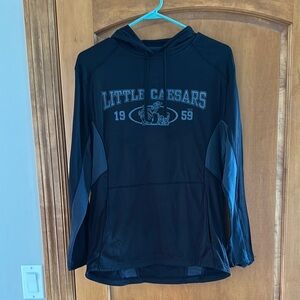 Little Caesars Women’s Performance Black Hoodie with Front Pocket Small